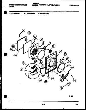 Diagram for DG600KXW2