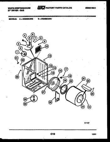 Diagram for DG500KXW5