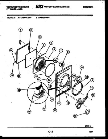 Diagram for DG500KXW5