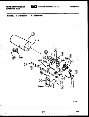 Diagram for DG500KXW5