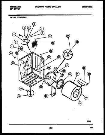 Diagram for DG7400PW1