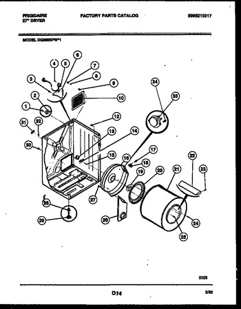 Diagram for DG8600PW1