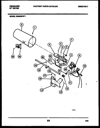 Diagram for DG8600PW1