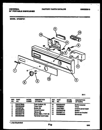 Diagram for DP400PW1