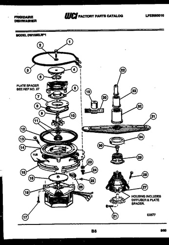 Diagram for DW1050LW1