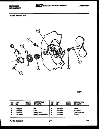 Diagram for DW1050LA2