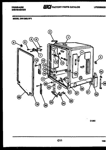 Diagram for DW1050LH2