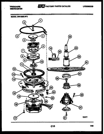 Diagram for DW1050LW2