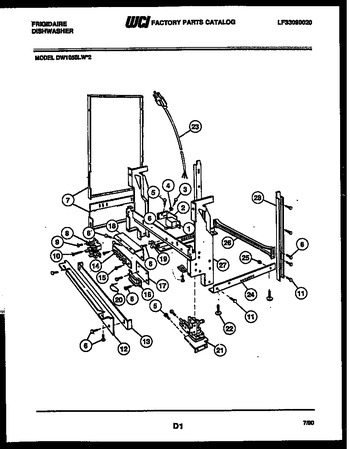 Diagram for DW1050LA2