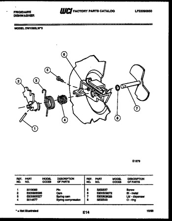 Diagram for DW1050LW3