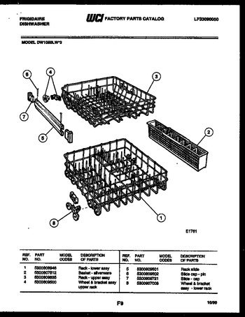 Diagram for DW1050LW3