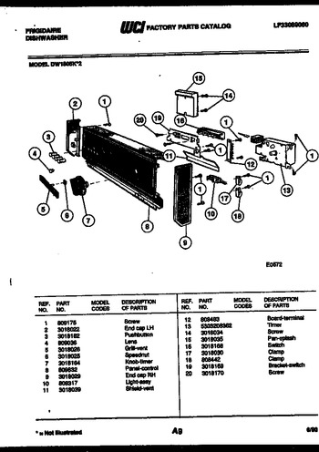 Diagram for DW1085KW2