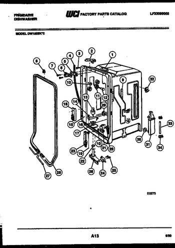 Diagram for DW1085KW2