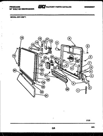 Diagram for DW1100PW1