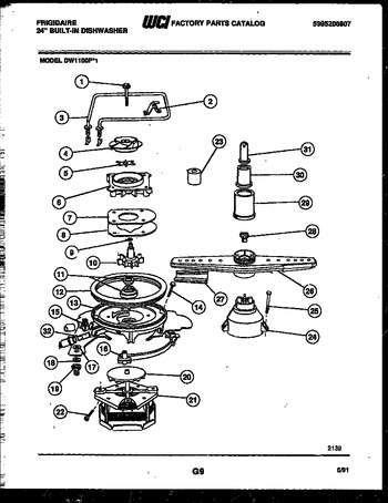 Diagram for DW1100PW1