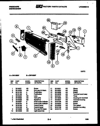 Diagram for DW1800FW