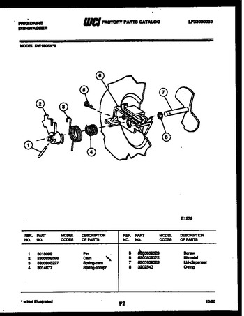 Diagram for DW1805KW3