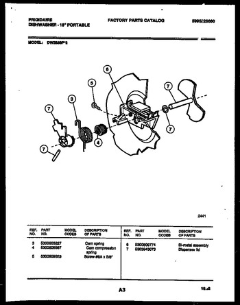 Diagram for DW2558PW2