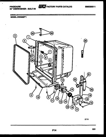 Diagram for DW3200PW1