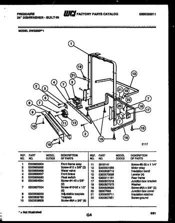 Diagram for DW3200PW1