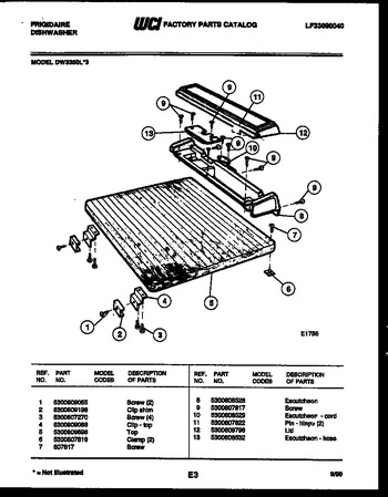 Diagram for DW3350LW3