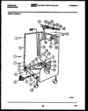 Diagram for DW3350LW3