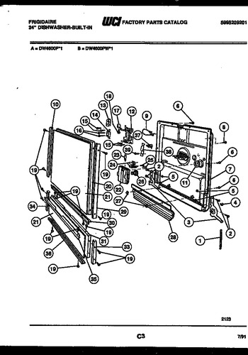 Diagram for DW4600PW1