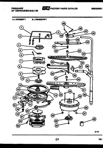 Diagram for DW4600PW1