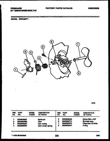 Diagram for DW5100PW1