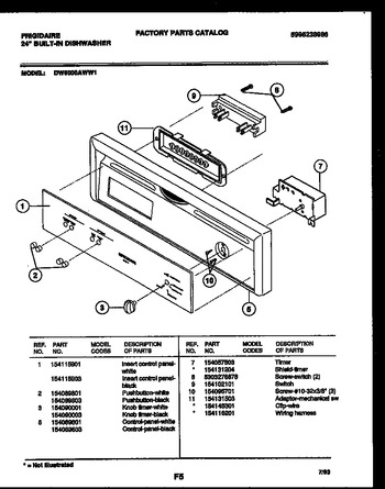 Diagram for DW6000AWL1