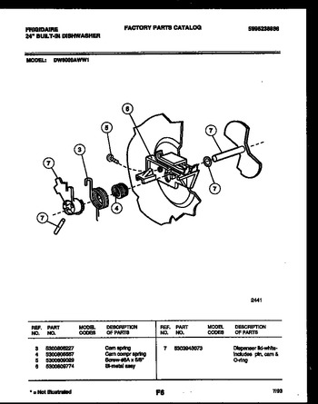 Diagram for DW6000AWL1