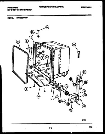 Diagram for DW6000AWL1