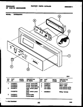 Diagram for DW7600AWL1