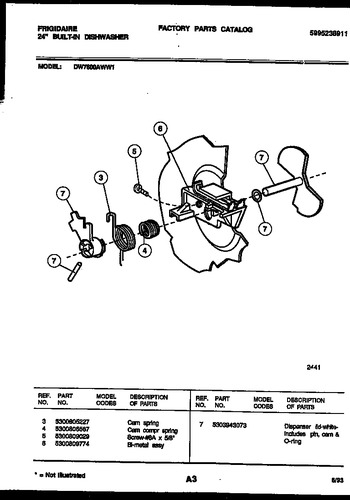 Diagram for DW7600AWL1