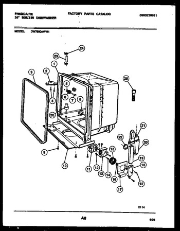 Diagram for DW7600AWL1