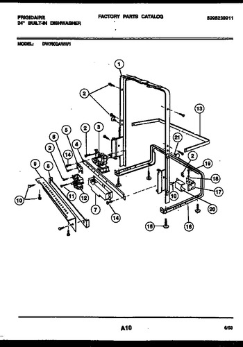 Diagram for DW7600AWL1