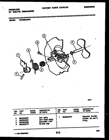 Diagram for DW7800AWW1