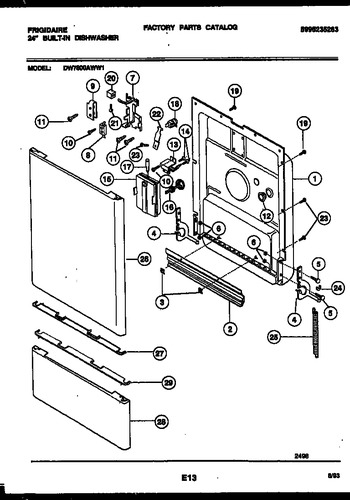 Diagram for DW7800AWW1