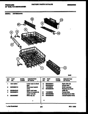 Diagram for DW7800AWW1