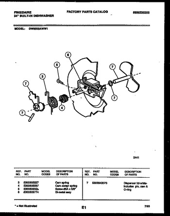 Diagram for DW8500AWW1