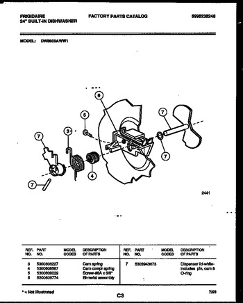 Diagram for DW8800AWW1