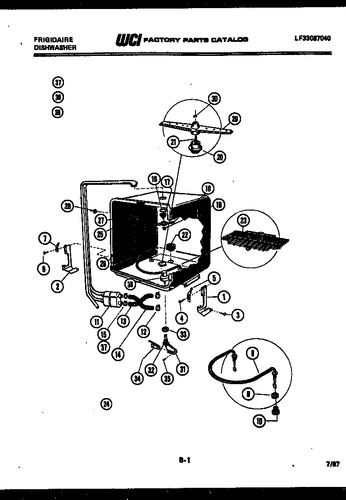 Diagram for DWF600EM1