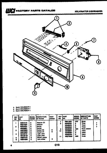 Diagram for DWU7025DR1