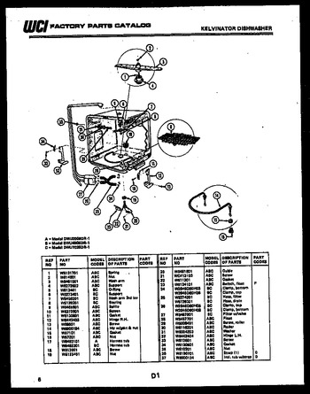 Diagram for DWU7025DR1