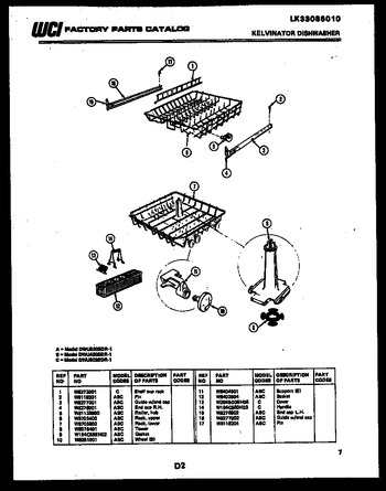 Diagram for DWU7025DR1