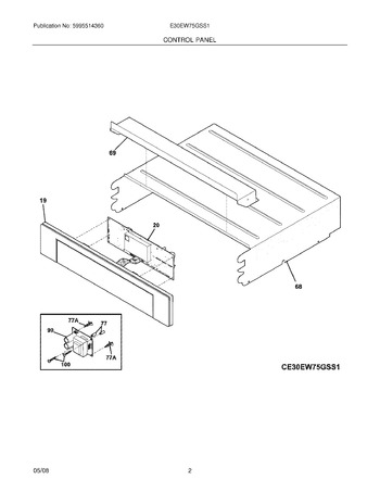 Diagram for E30EW75GSS1