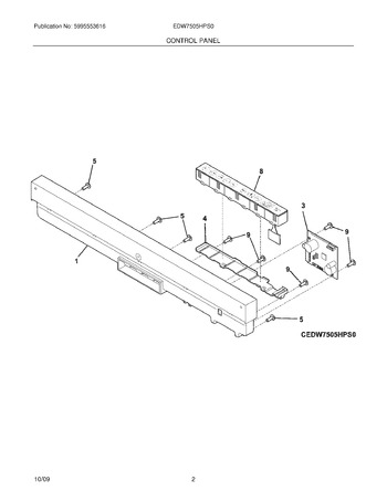 Diagram for EDW7505HPS0