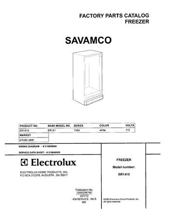 Diagram for ER1415