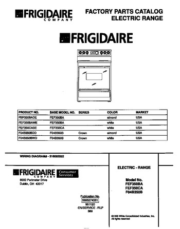 Diagram for FEF350BAWE