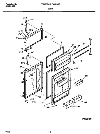 Diagram for FRT18RRCW0